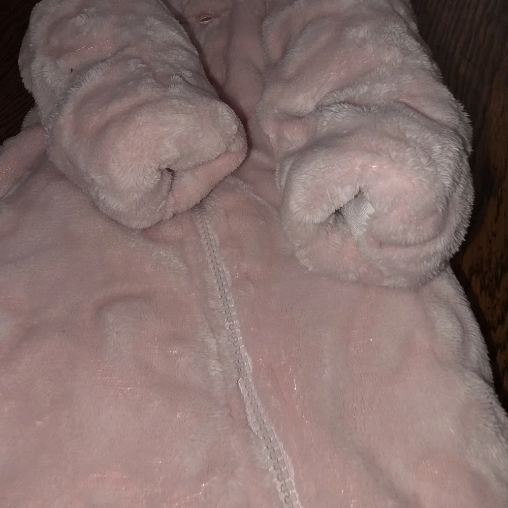 Pink 0/3 MO Wonder Nation Winter Outfit Soft Fluffy Warming Sack Infant Newborn